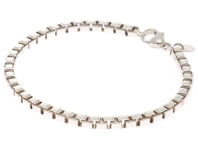 TIFFANY&Co. ティファニー ベネチアンBL/SV/14.0g ブレスレット シルバー925 レディース【471】
