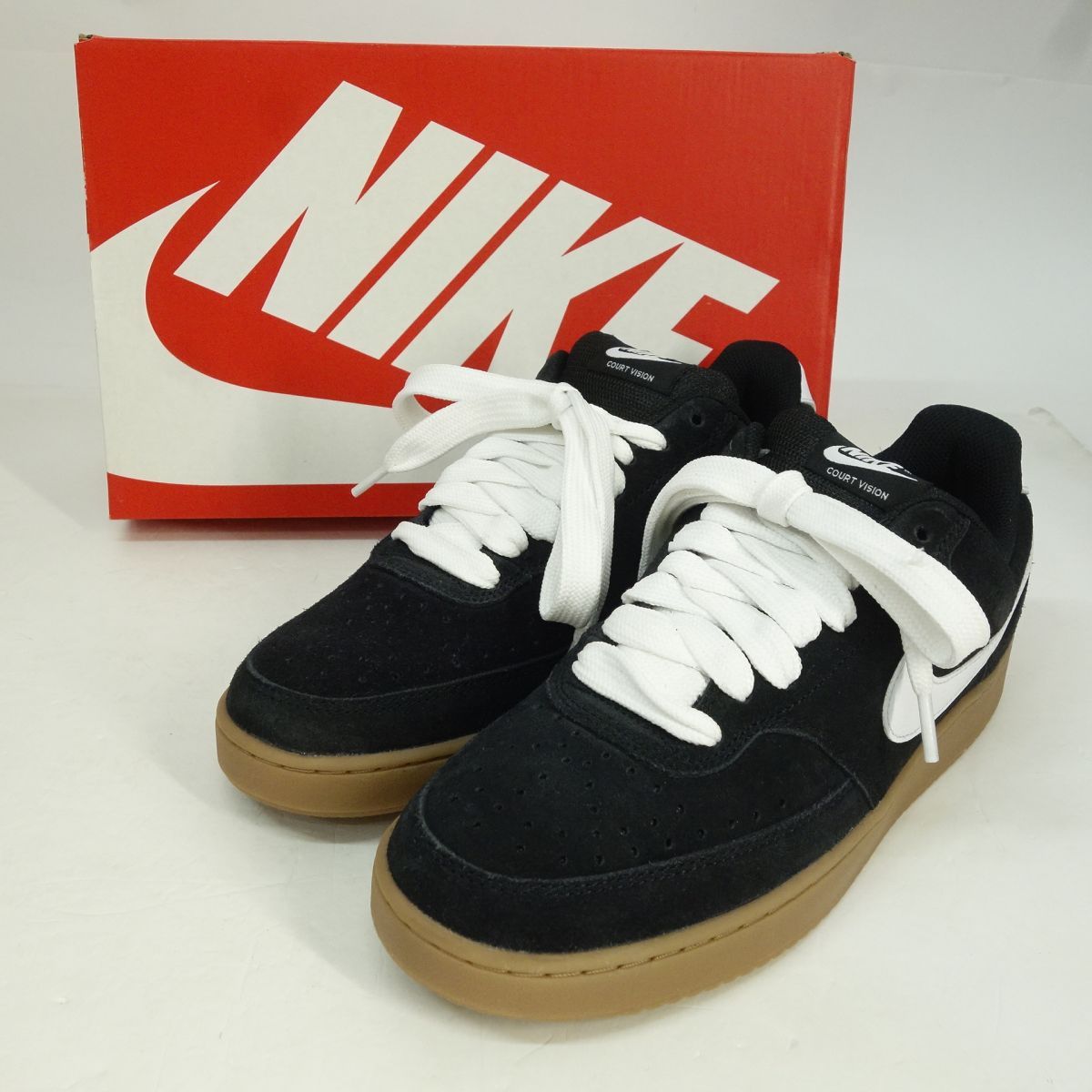 【未使用】NIKE ナイキ COURT VISION LO FL コート ビジョン IO7727-001 US9.5 27.5cm 箱有