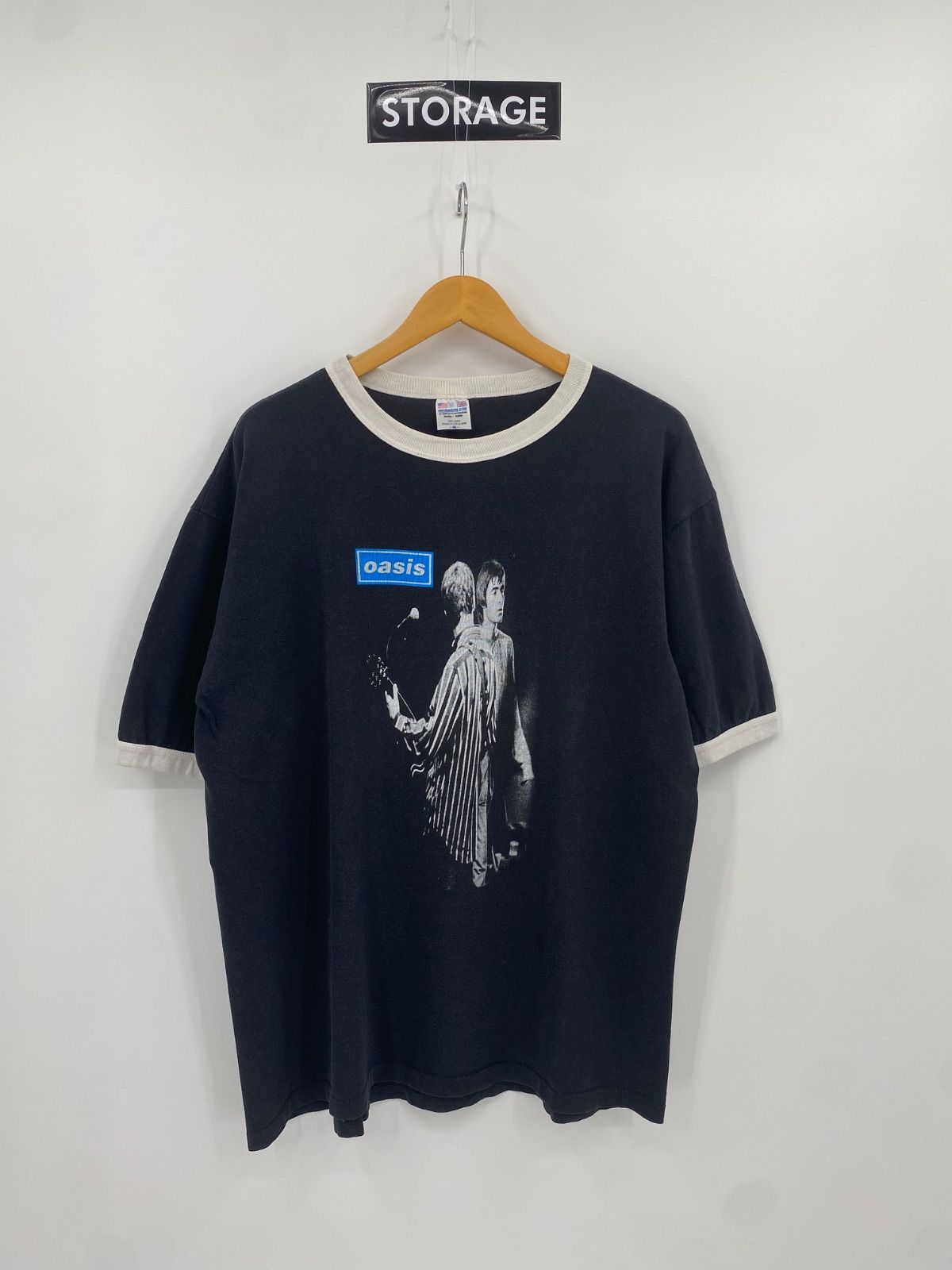 【古着】90s oasis GALLAGHER BROTHERS Short Sleeve Tee XL