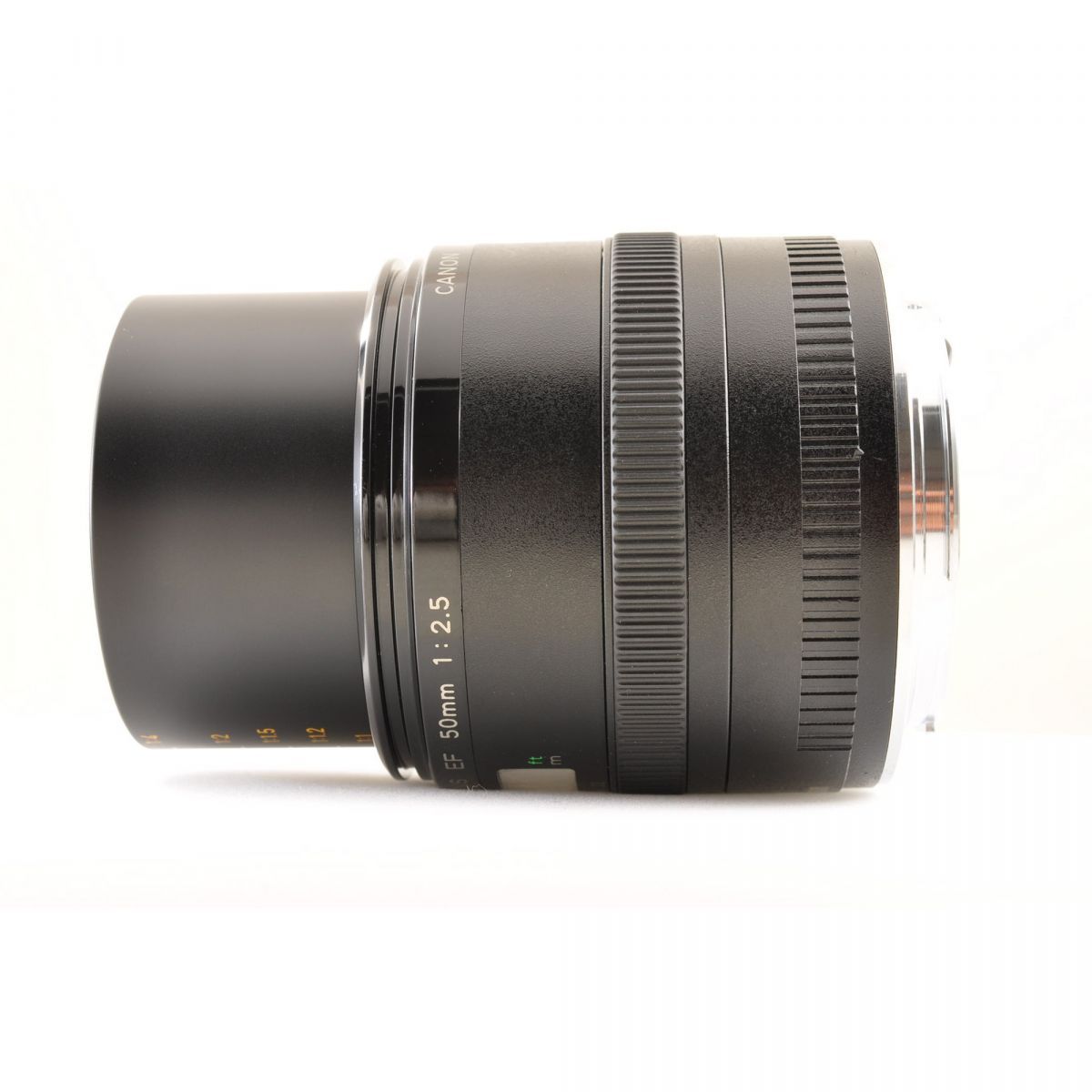 外観良品 Canon 単焦点レンズ EF 50mm 1:2.5 COMPACT-MACRO LENS AF/MF