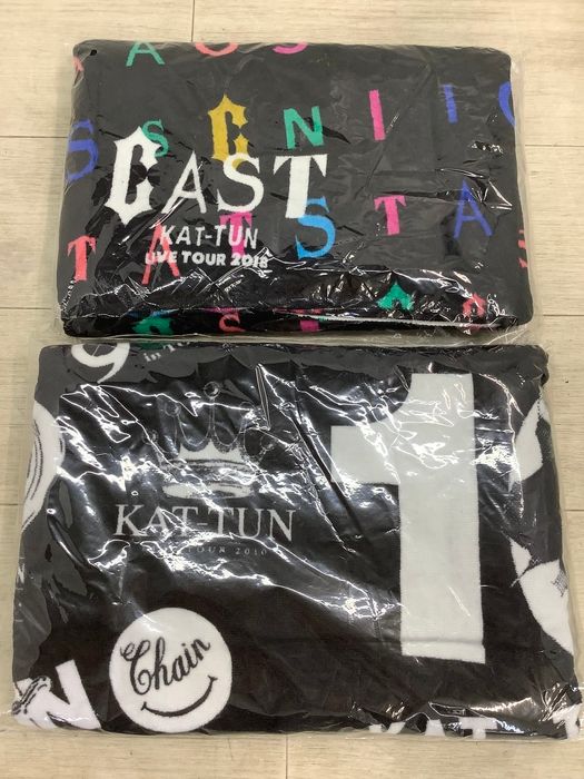 T7 KAT-TUN バスタオル 2010 2018 ジャニースグッズ ライブツアー