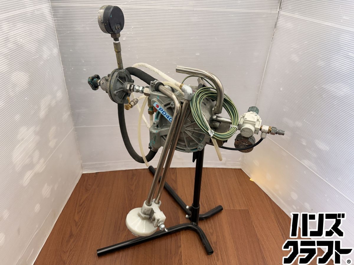 ♪ 配送不可【引取限定】【現状品】旭サナック ダイヤフラムポンプ PD4040362-1 【安佐北店】【近隣配送(有料)要相談】【中古】