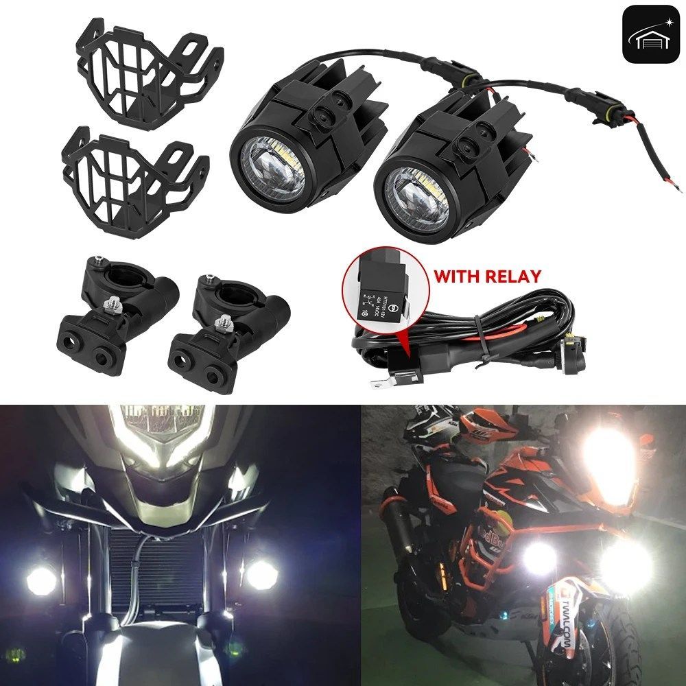 補助ライト LEDスポット ドライビングフォグランプ R1200GS F800GS K1600 オートバイ用 40W 6000K フォグランプ カスタムパーツ