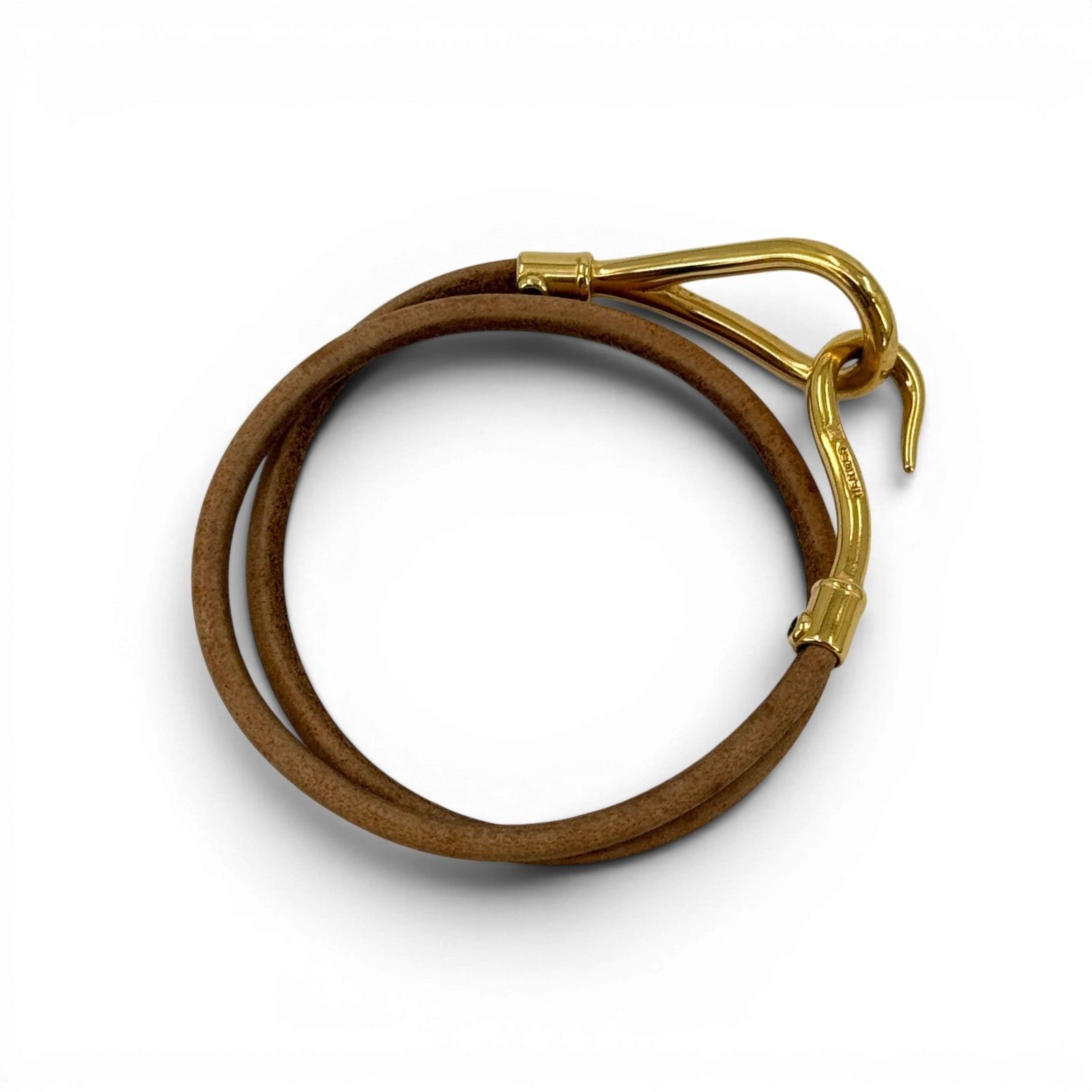 HERMES ジャンボレザー ブラウン ブレスレット チョーカー