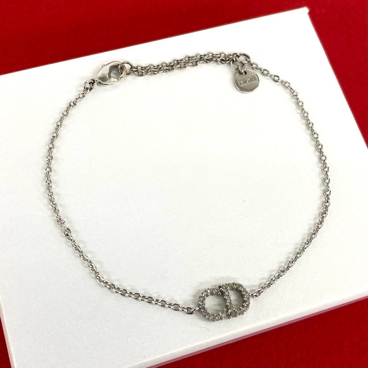 極 美品 Christian Dior クリスチャン ディオール CD ロゴ モチーフ