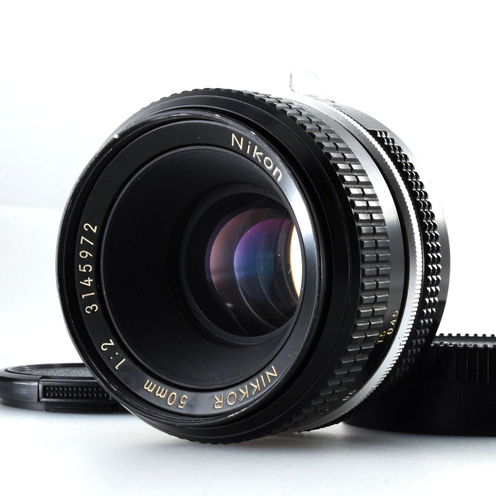 【ニコン】Nikon NIKKOR 50mm F2 マニュアルフォーカス 標準レンズ #P612