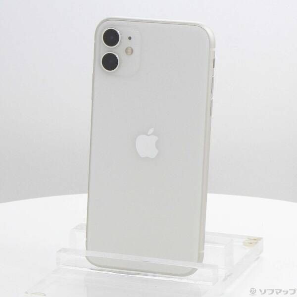 ソフマップ 〔中古品〕 iPhone11 64GB ホワイト MHDC3J／A SIMフリー【198】