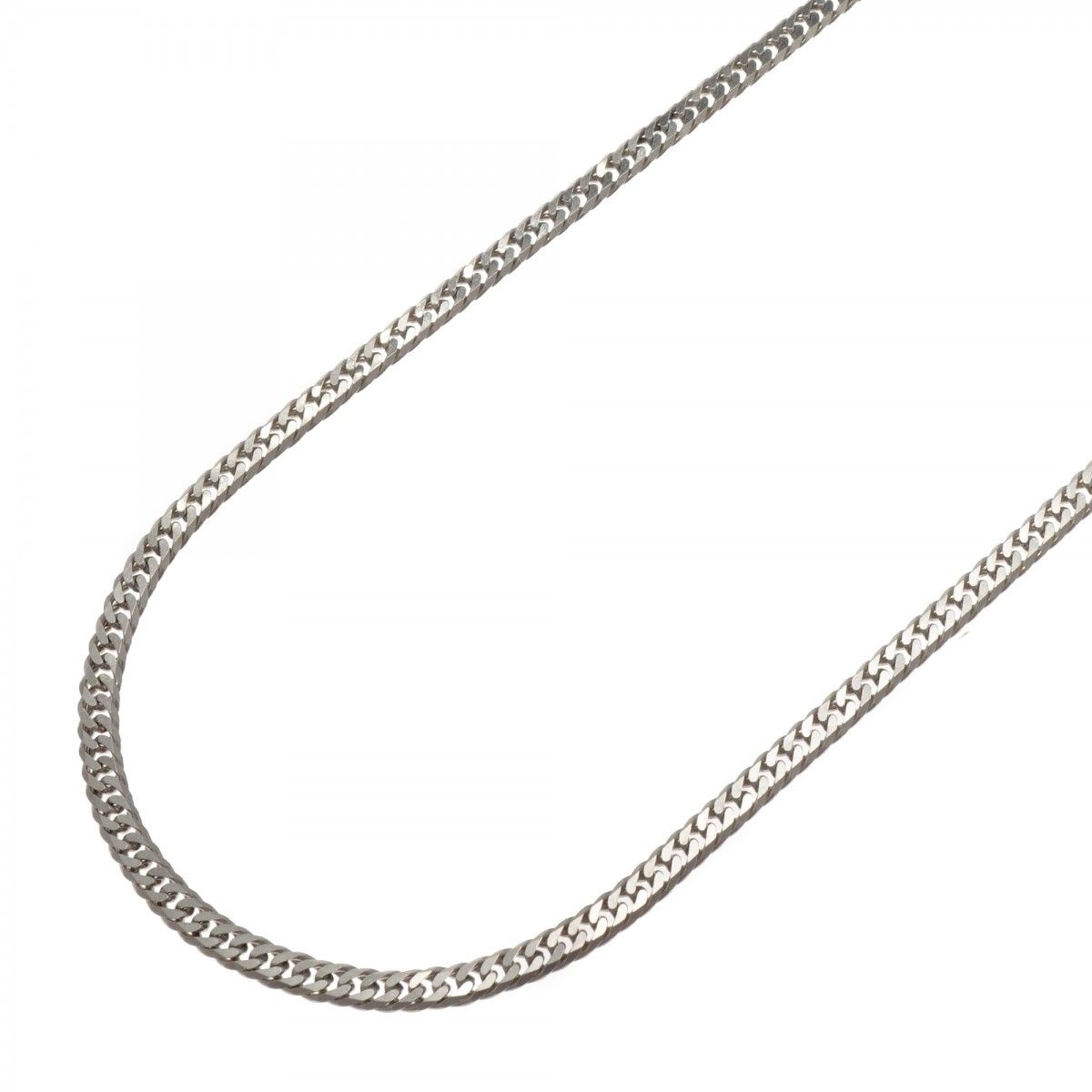 【6khg0008】喜平 ネックレス Pt850 プラチナ 6面 ダブル 51cm 11.2g キヘイ【中古】メンズ レディース ユニセックス