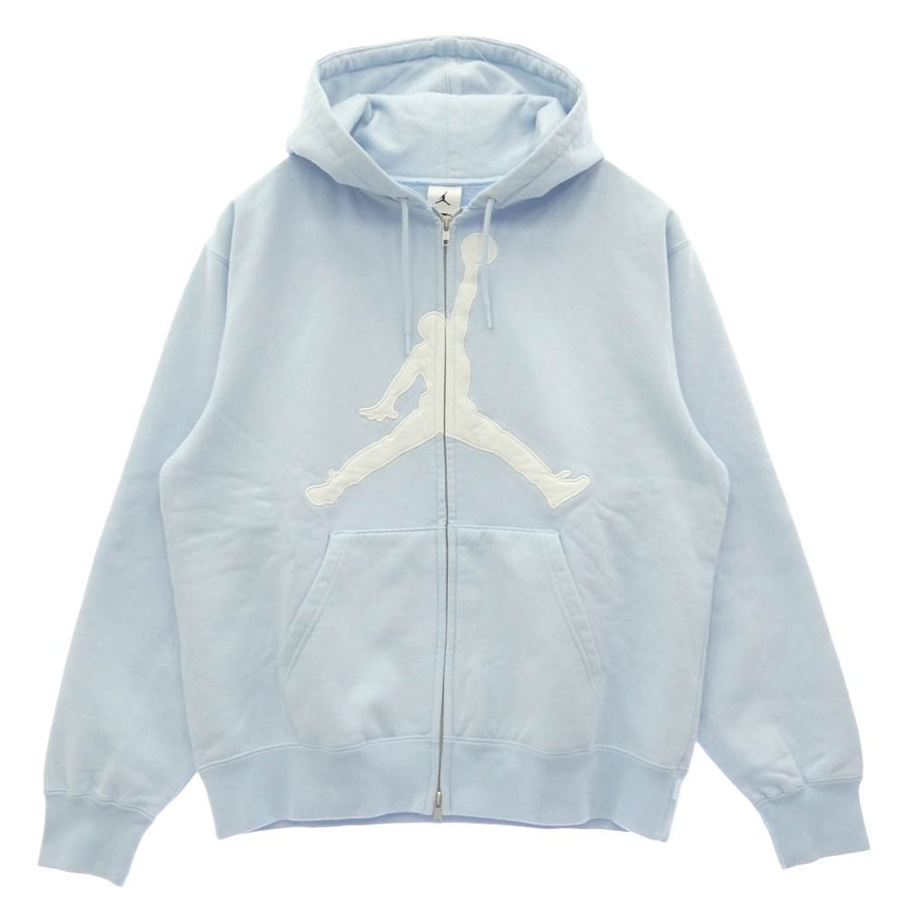 Supreme シュプリーム NIKE AIR JORDAN ナイキ ジョーダン 26SS Zip Up Hooded Sweatshirt ジップアップ フーデッド パーカー スウェットシャツ ライトブルー系 ホワイト系 S【極上美品】【中古】 Supreme シュプリーム NIKE AIR JORDAN ナイキ ジョーダン 26SS Zip Up