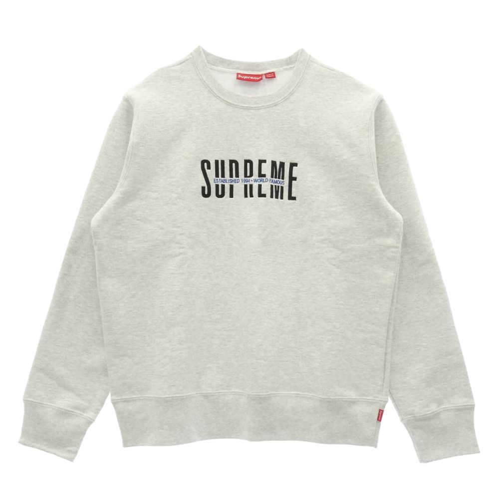 Supreme シュプリーム 18AW World Famous Crewneck ワールドフェイマス