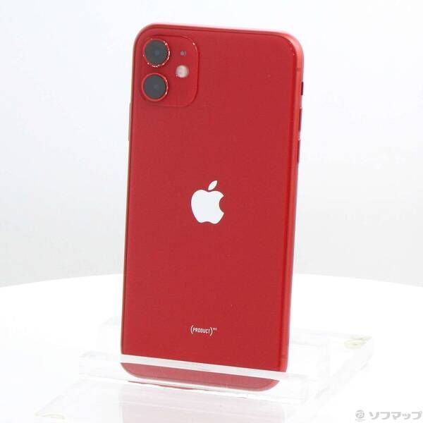 ソフマップ 〔中古品〕 iPhone11 64GB プロダクトレッド MWLV2J／A SIMフリー【198】