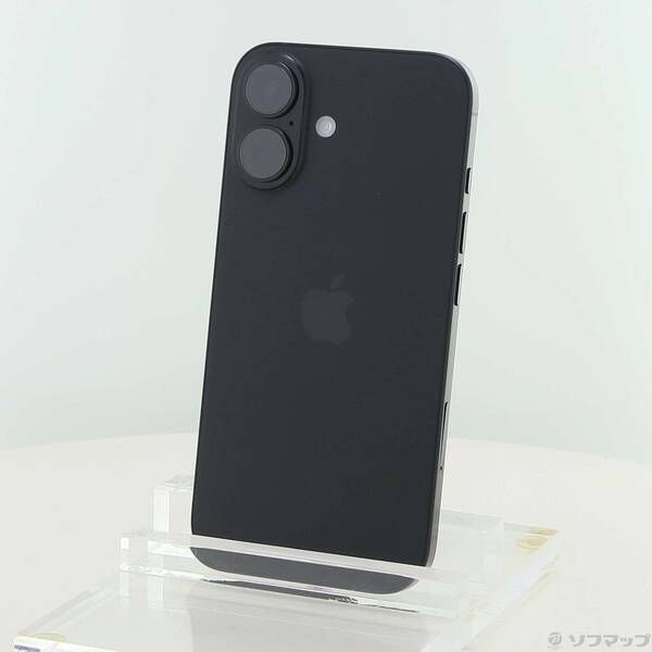 ソフマップ 〔中古品〕 iPhone16 128GB ブラック FYDQ3J／A SIMフリー【198】