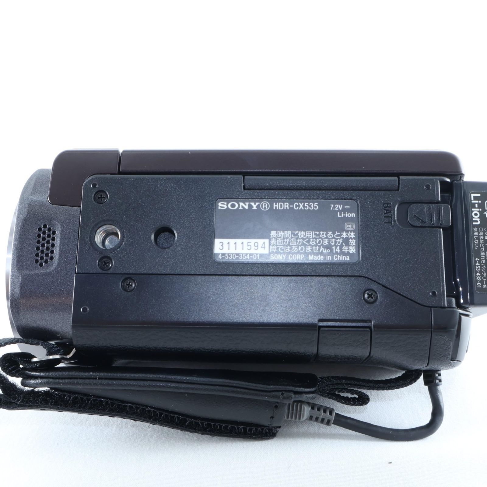良品】SONY ビデオカメラ Handycam CX535 内蔵メモリ32GB ボルドー