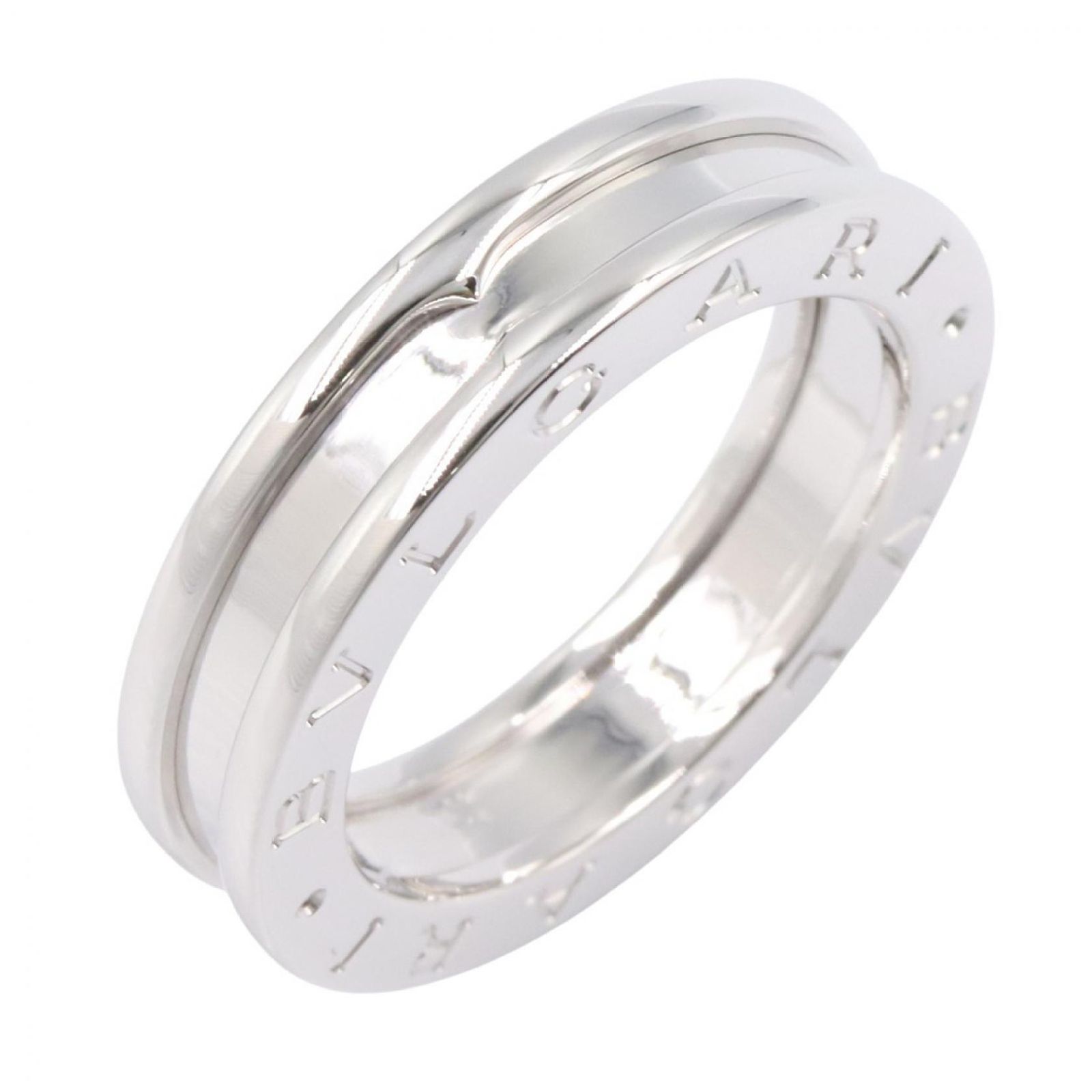ブルガリ BVLGARI リング・指輪 B-zero1 ビーゼロワン リング 1バンド 346566 K18WG（ホワイトゴールド） B-zero1 リング 1バンド レディース Used A