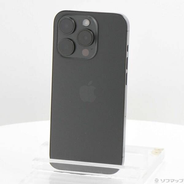 ソフマップ 〔中古品〕 iPhone15 Pro 256GB ブラックチタニウム MTUC3J／A SIMフリー【297】