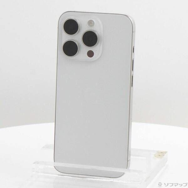 ソフマップ 〔中古品〕 iPhone15 Pro 128GB ホワイトチタニウム MTU83J／A SIMフリー【297】
