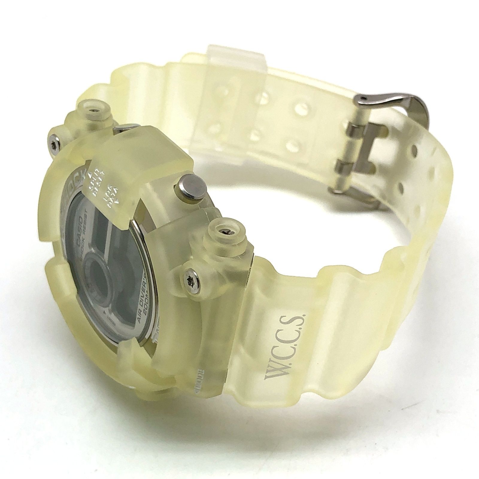 G-SHOCK ジーショック DW-8201WC-7T FROGMAN WCCS フロッグマン スケルトン チタンケース 白ロゴ マンタEL 1998年6月発売 G-SHOCK ジーショック DW-8201WC-7T FROGMAN WCCS フロッグマン
