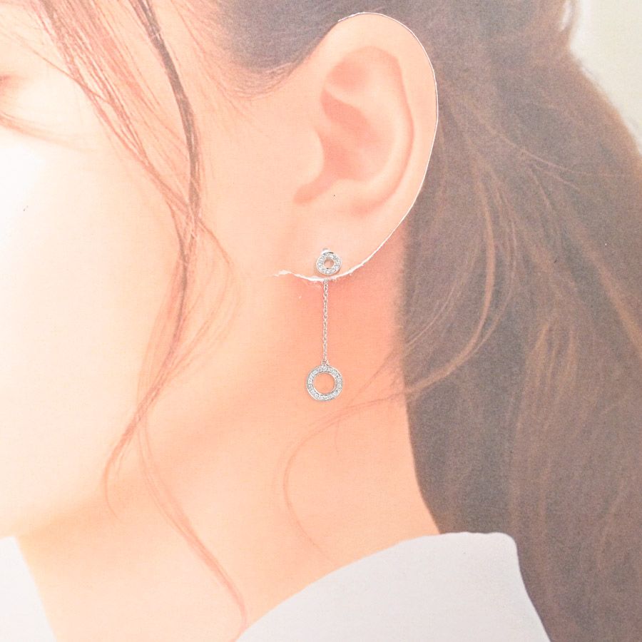 no-brand ノンブランドジュエリー ピアス ダイヤ ピアス - メルカリ