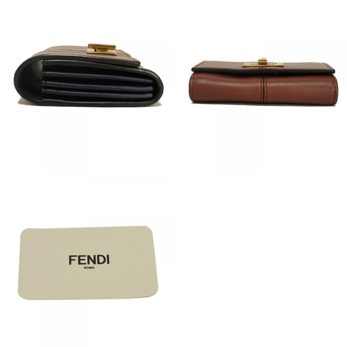 FENDI フェンディ フェンディウェイカードホルダー ネイビー バイ