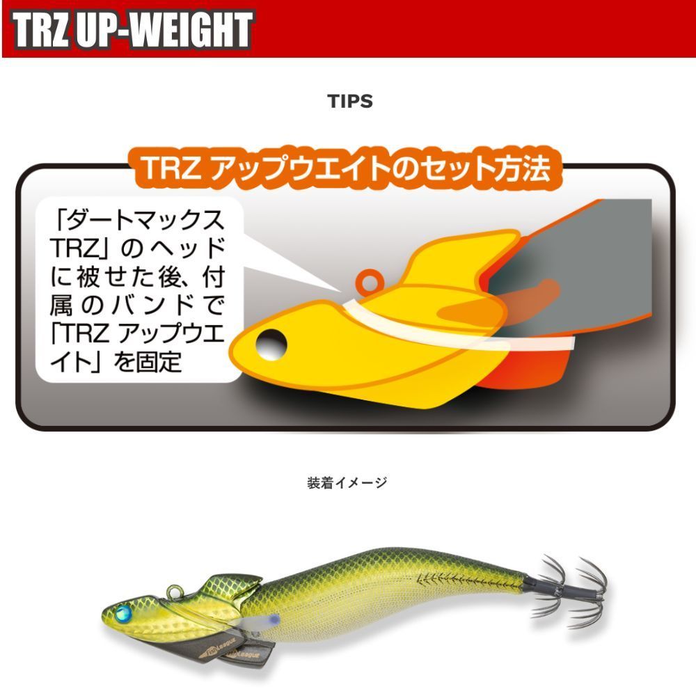 再入荷】ダートマックスTRZ アップウエイト 2個入り 30g フィッシュ