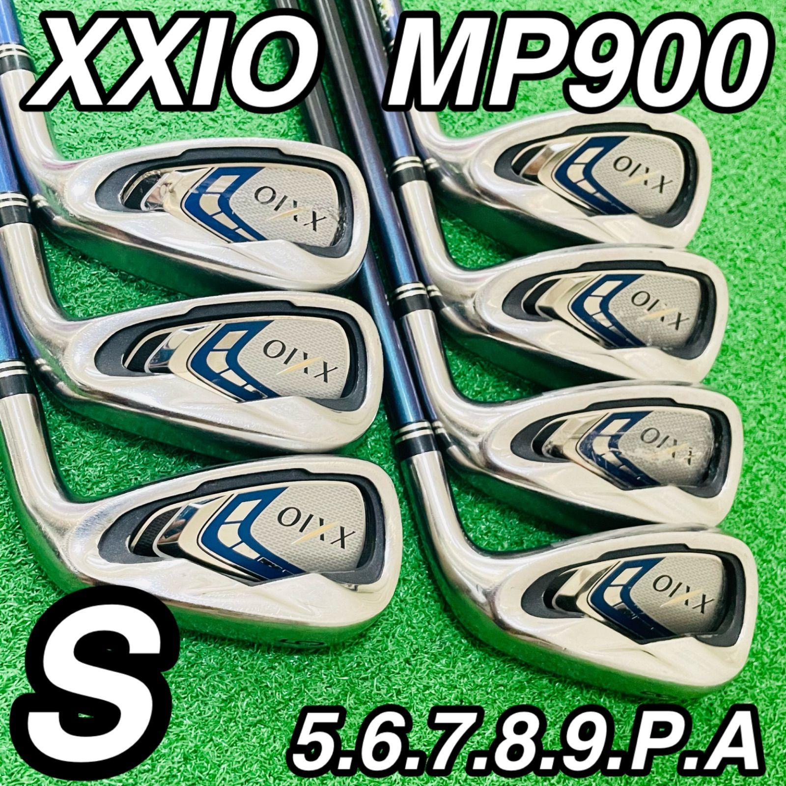 334 XXIO9 MP900 ゼクシオ メンズ 右利き アイアン7本セット 5.6.7.8.9