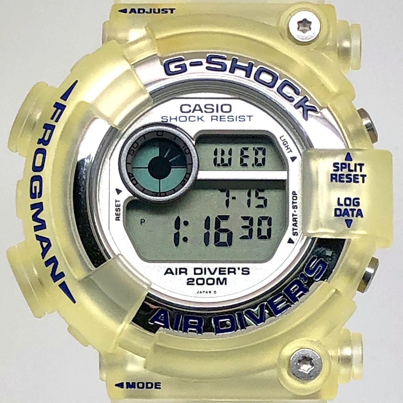 G-SHOCK ジーショック DW-8250WC-7BT FROGMAN 初代 WCCS スケルトン 青