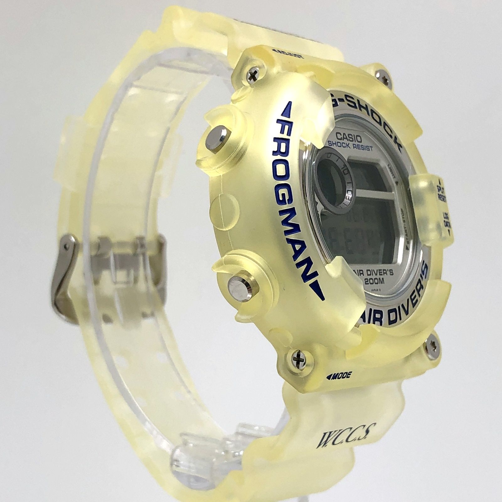 G-SHOCK ジーショック DW-8250WC-7BT FROGMAN 初代 WCCS スケルトン 青