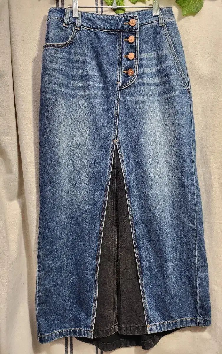 LUCKY CHOUETTE ラッキーシュエトゥ デニム ロング スカート 28