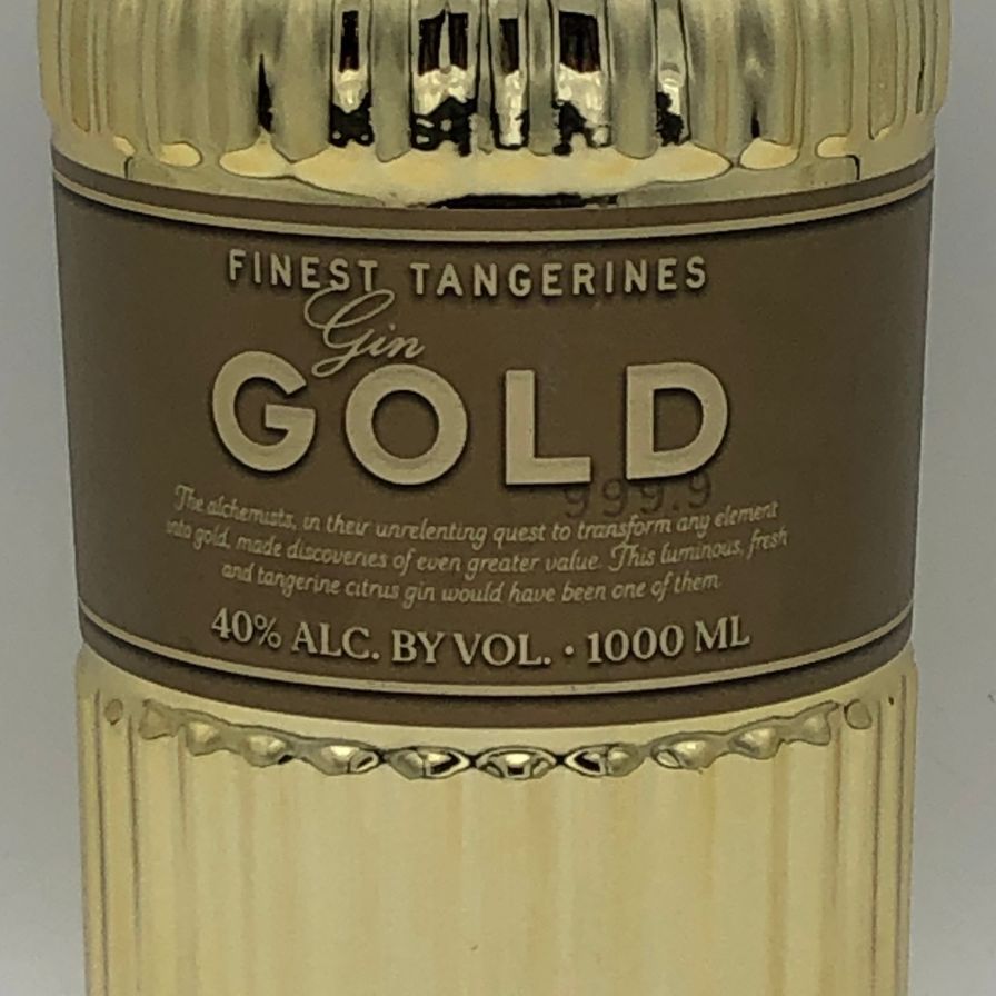 ゴールド 999.9 ジン 1000ml 40% 未開栓 - メルカリ