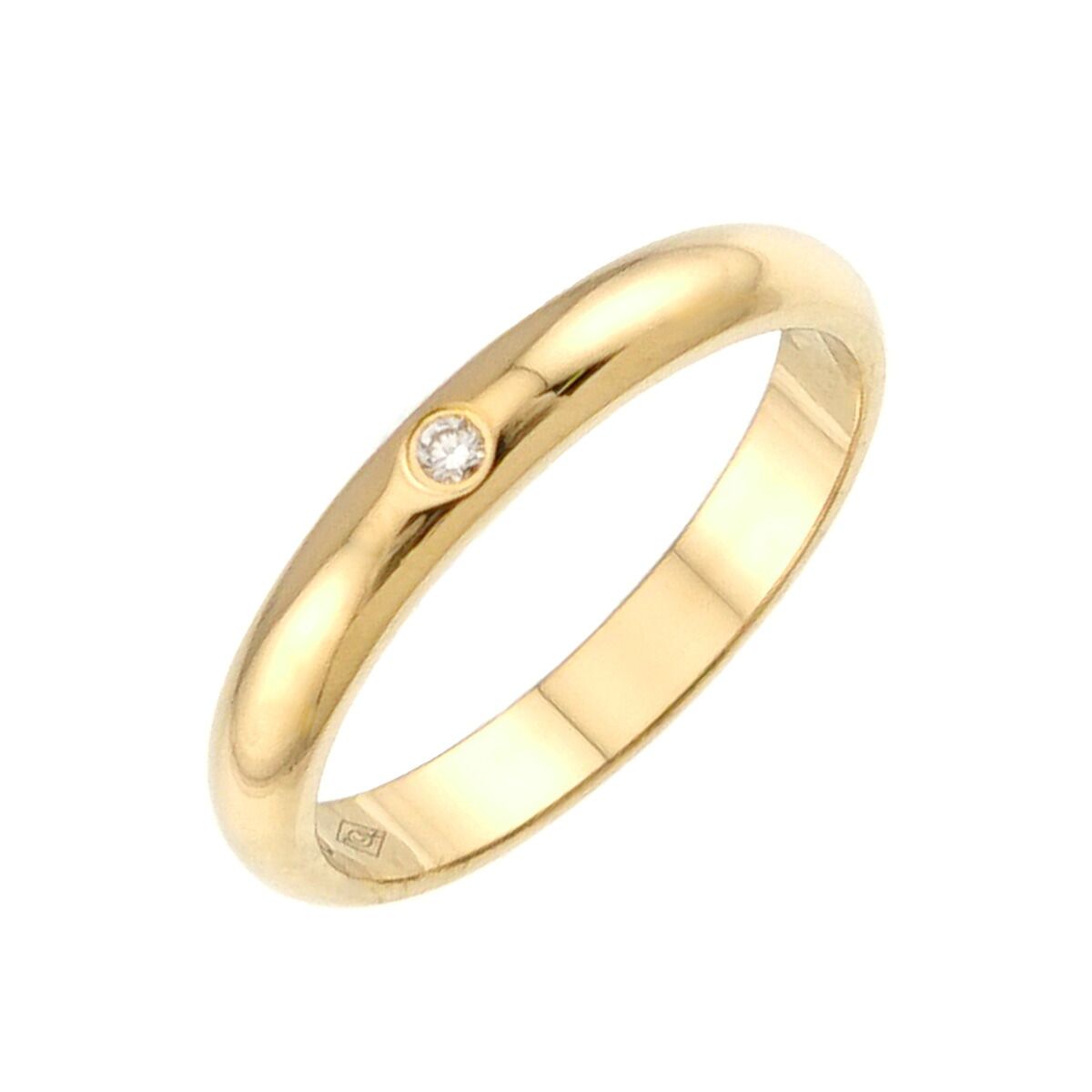 カルティエ Cartier 1895 クラシック #44 リング ダイヤ 1P K18 YG