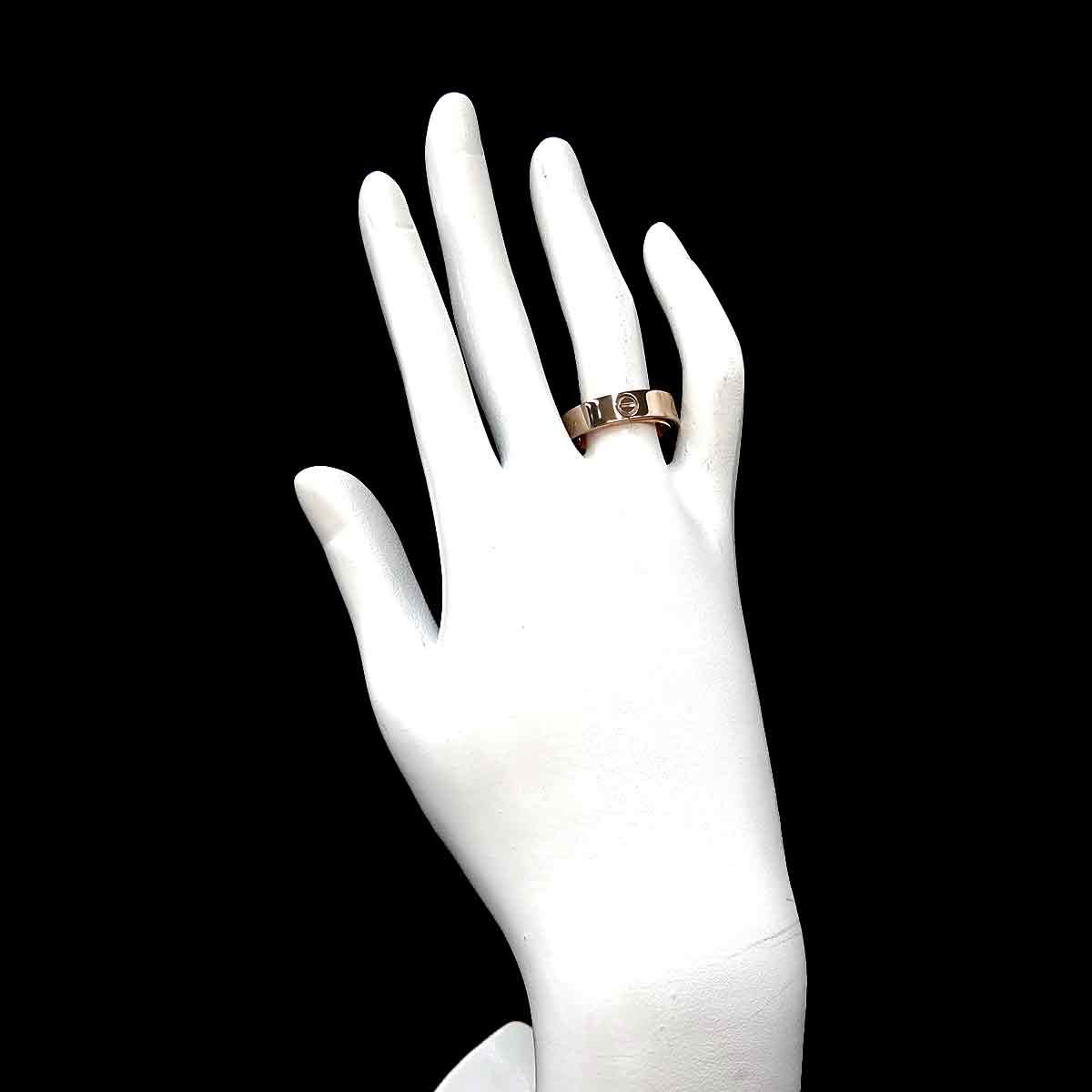 カルティエ Cartier シークレットラブ #53 リング K18 WG PG ツー