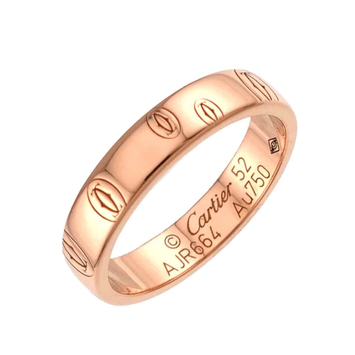 カルティエ Cartier ハッピーバースデー スモール SM #52 リング K18