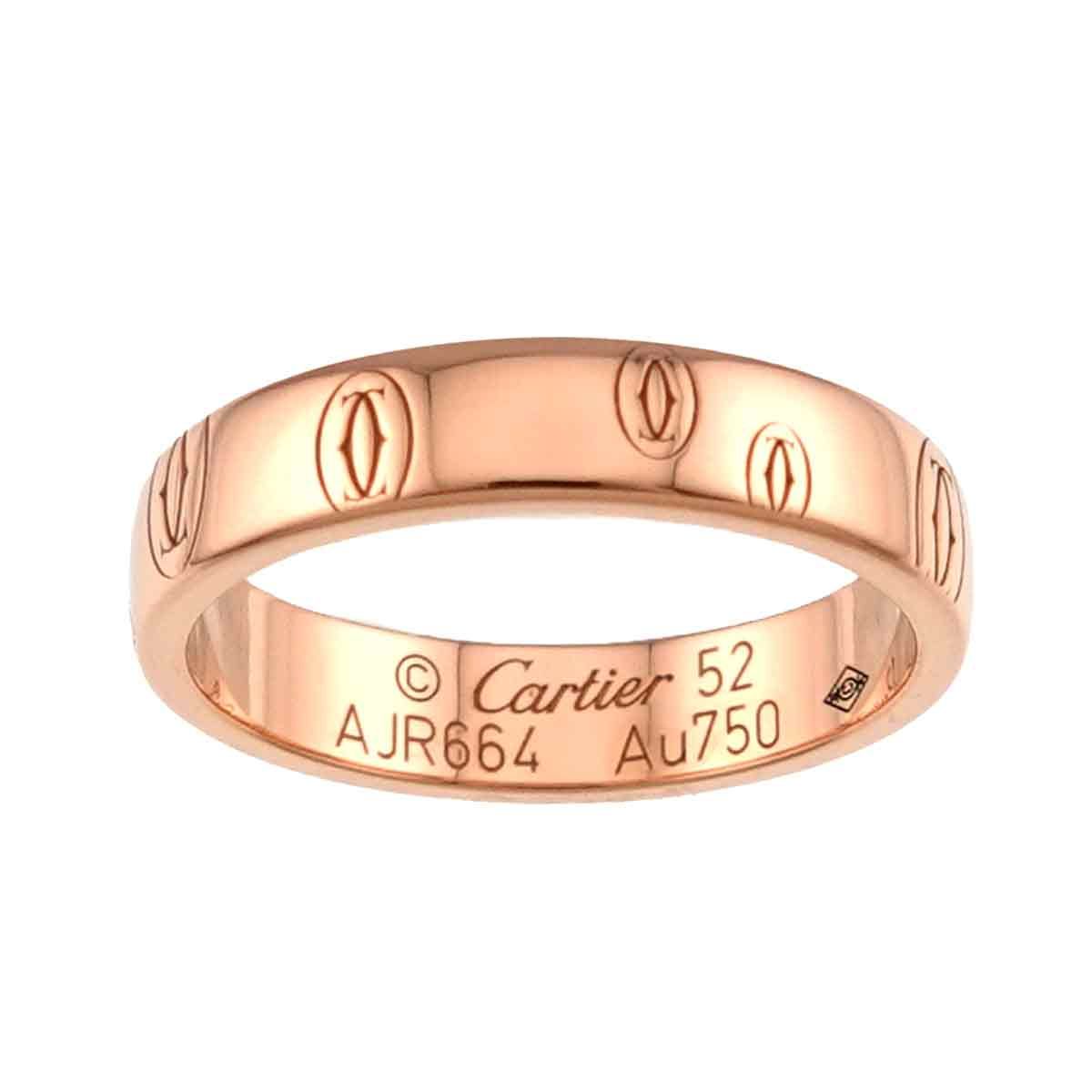 カルティエ Cartier ハッピーバースデー スモール SM #52 リング K18