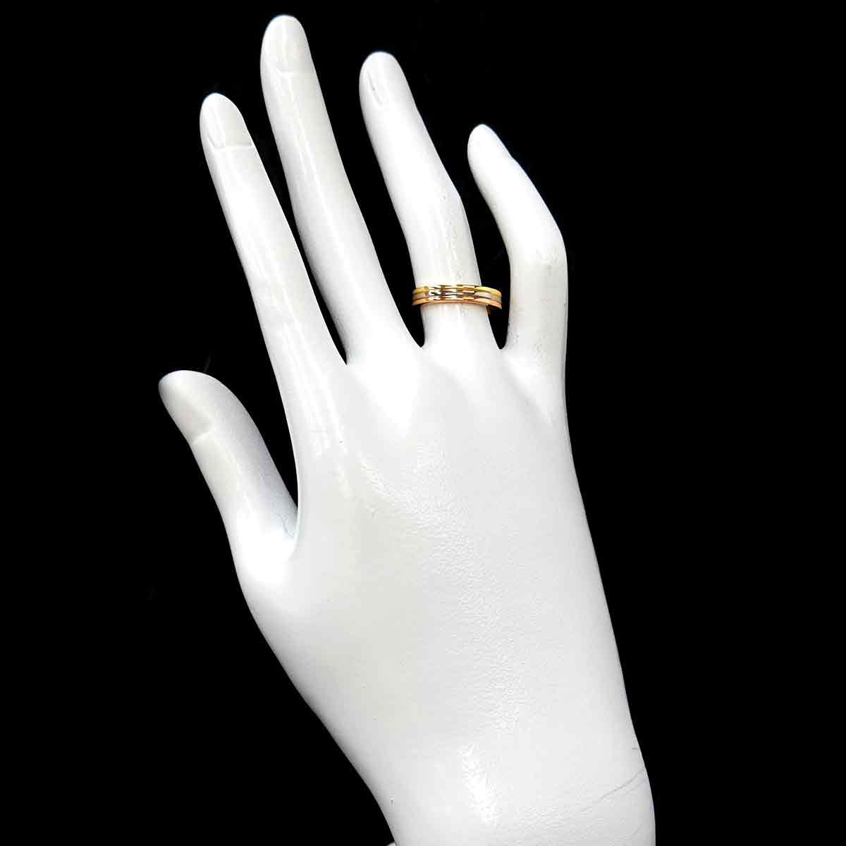 カルティエ Cartier ヴァンドーム #50 リング K18 YG WG PG スリー