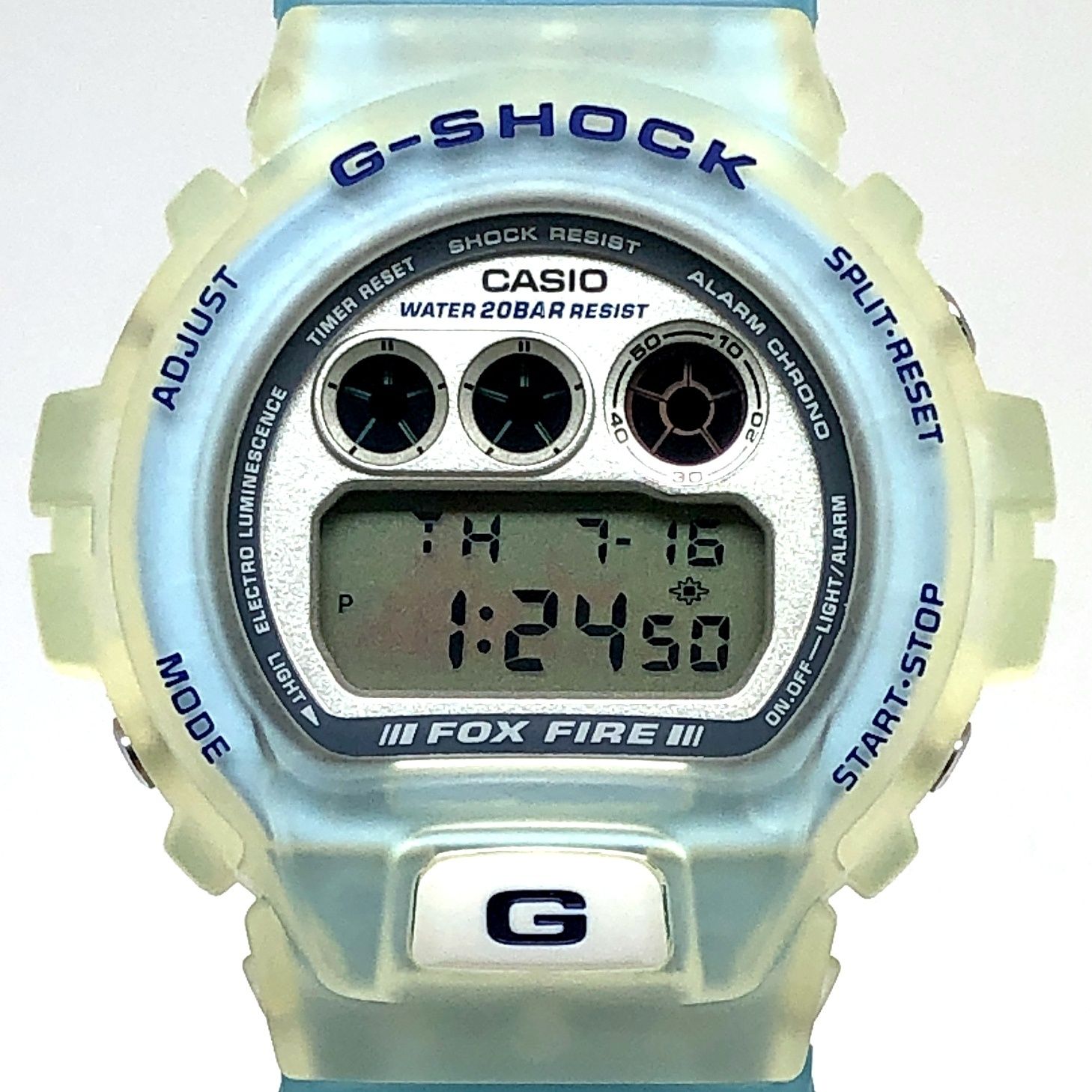 G-SHOCK ジーショック DW-6900WC-2AT WCCS 世界サンゴ礁保護協会 コラボ ユーフィリアブルー スケルトン 1997年5月発売