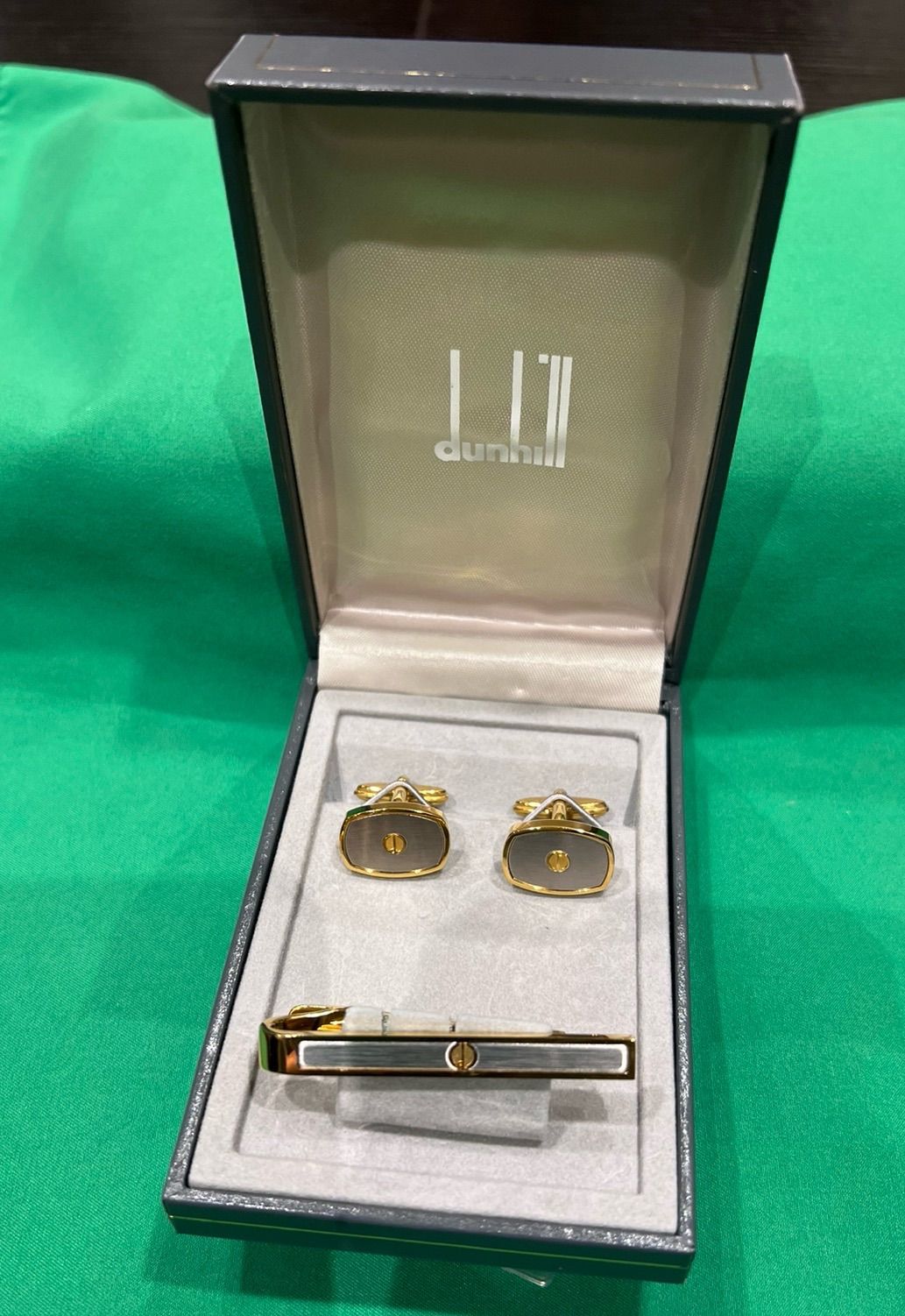 美品】Dunhill ダンヒル ネクタイピン カフス セット ゴールド