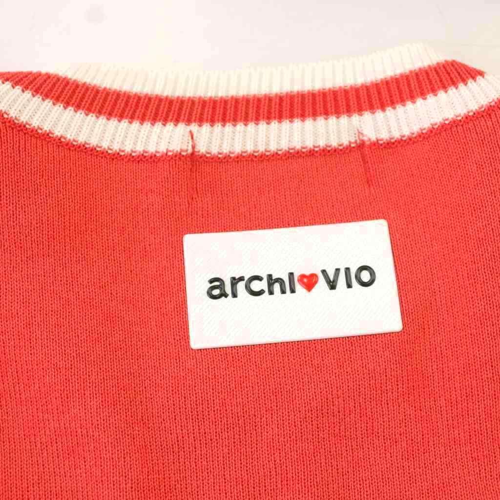 アルチビオ archivio セットアップ ノースリーブ ニット ベスト ミニ