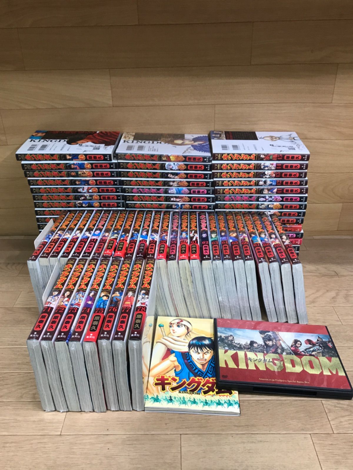 ☆【未開封巻多数あり】キングダム 1～78巻 全巻＋伍 コミックセット