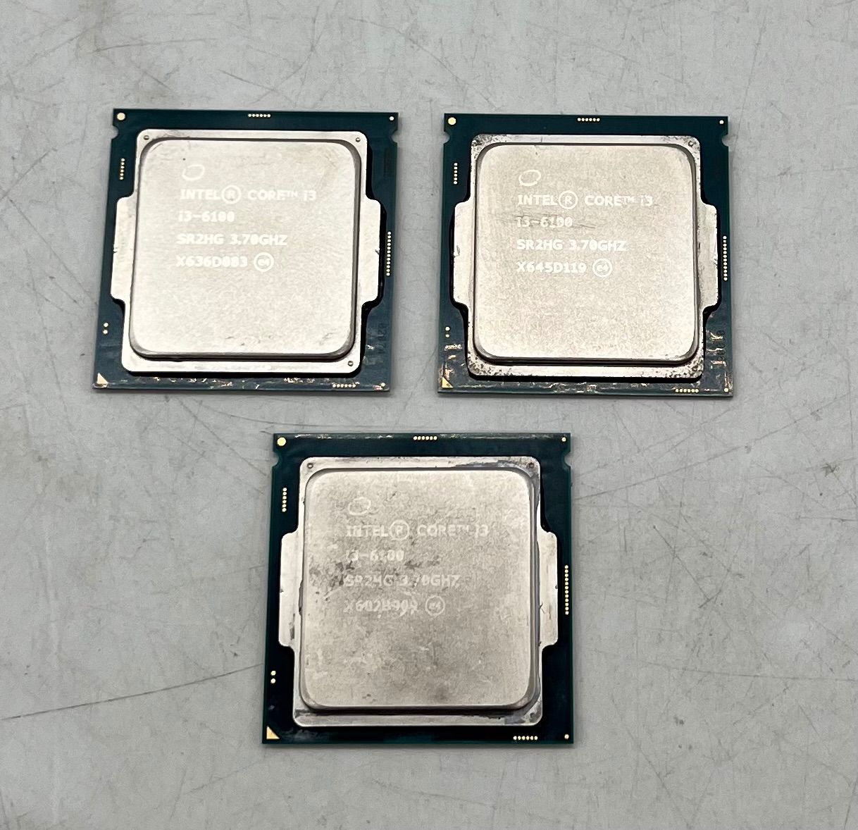 ?中古CPU まとめ売り 動作確認済?Intel Core i3-6100 SR2HG CPU 3.70 