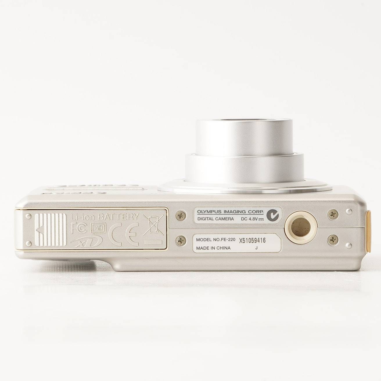オリンパス Olympus FE-220 シルバー 3x 光学ズーム - メルカリ