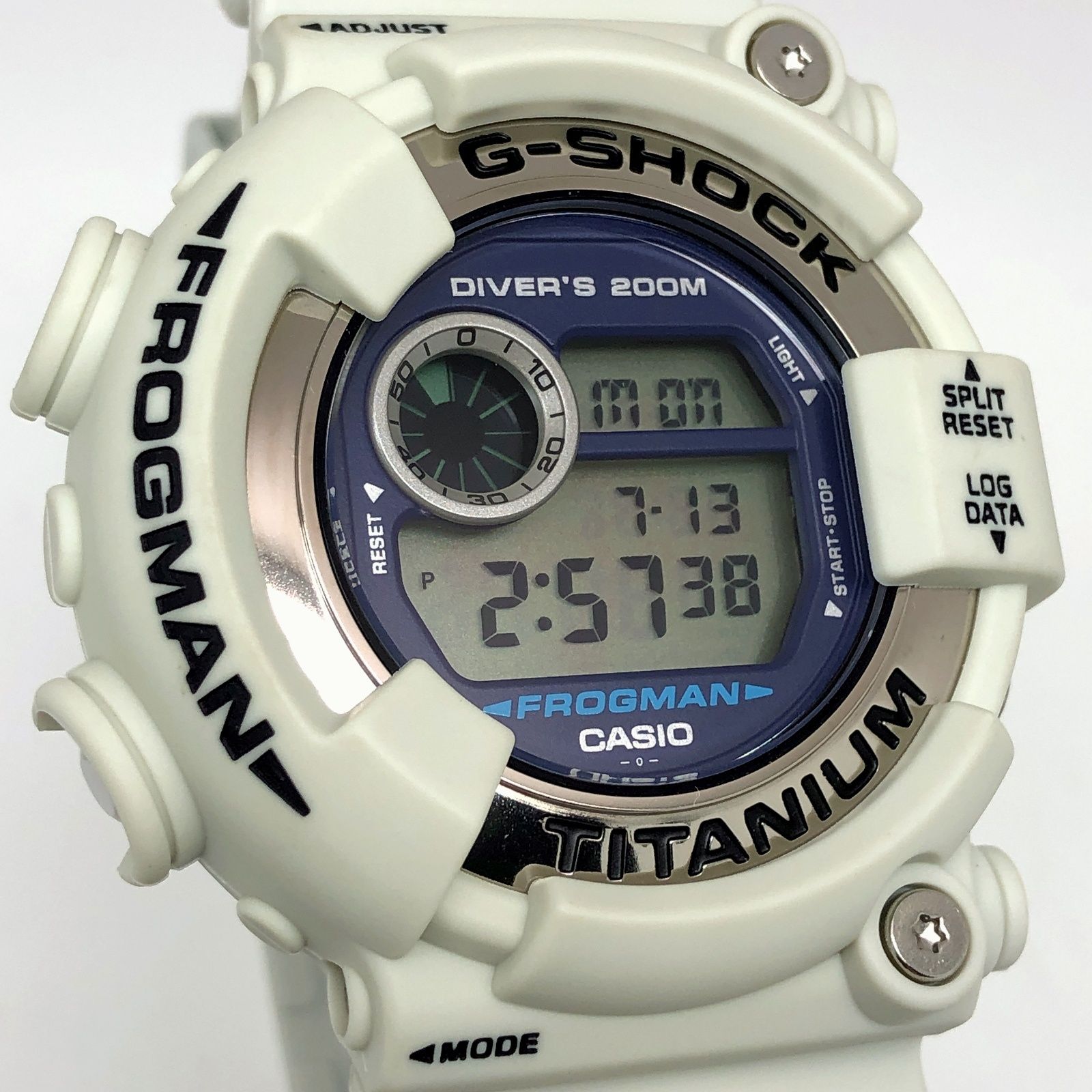 G-SHOCK ジーショック DW-8200LG-8 FROGMAN Men in White Gray