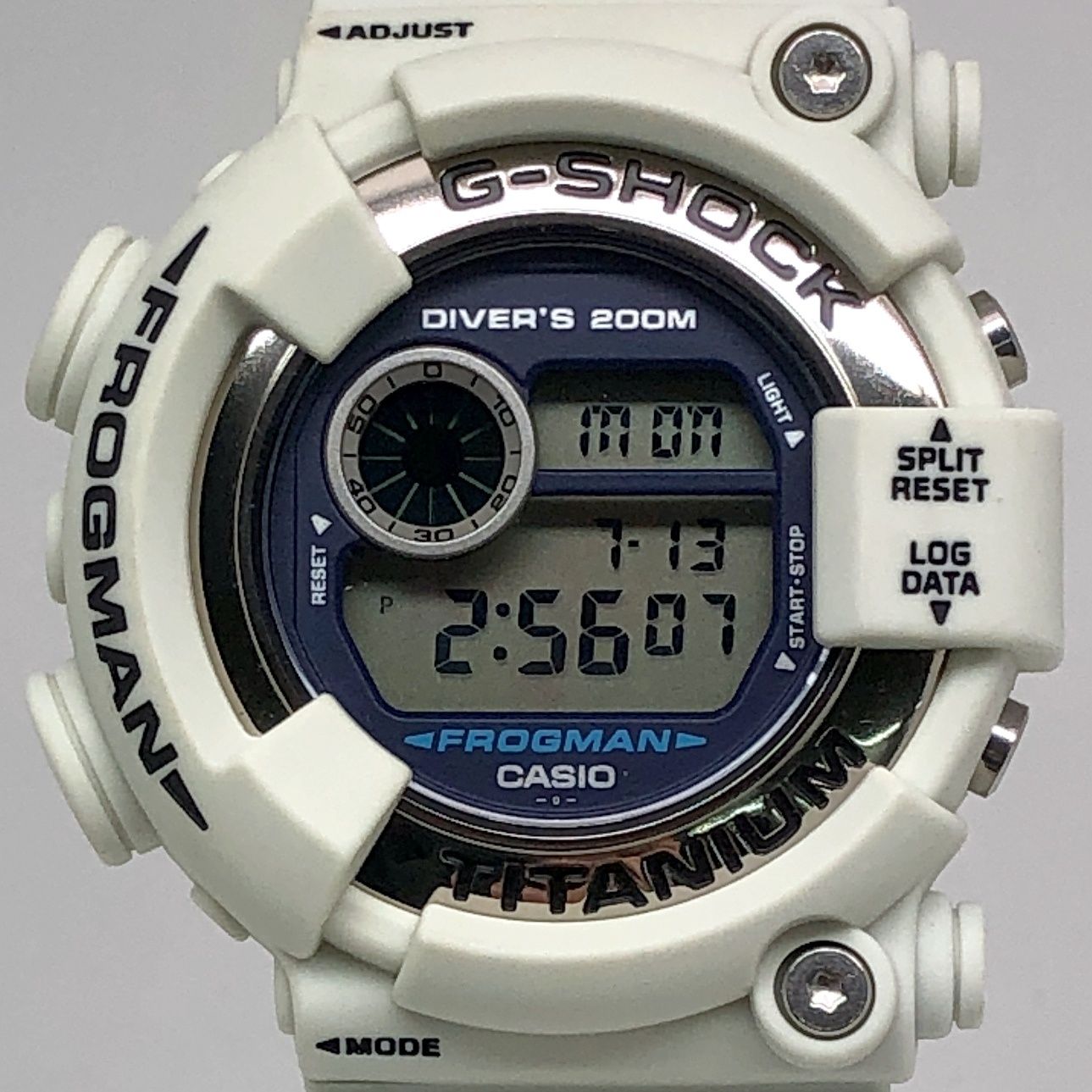 G-SHOCK ジーショック DW-8200LG-8 FROGMAN Men in White Gray