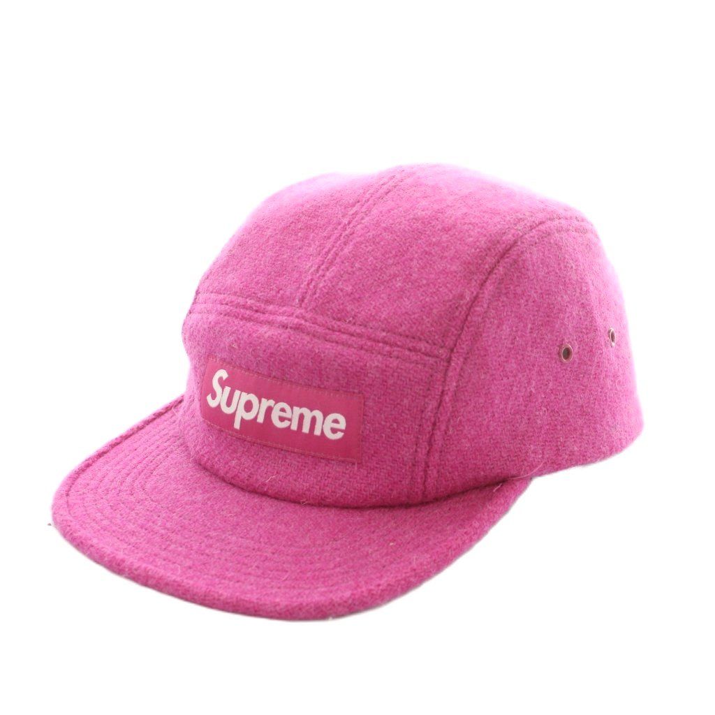 シュプリーム SUPREME ハリスツイード ジェットキャップ 帽子 ピンク /MI ■OS