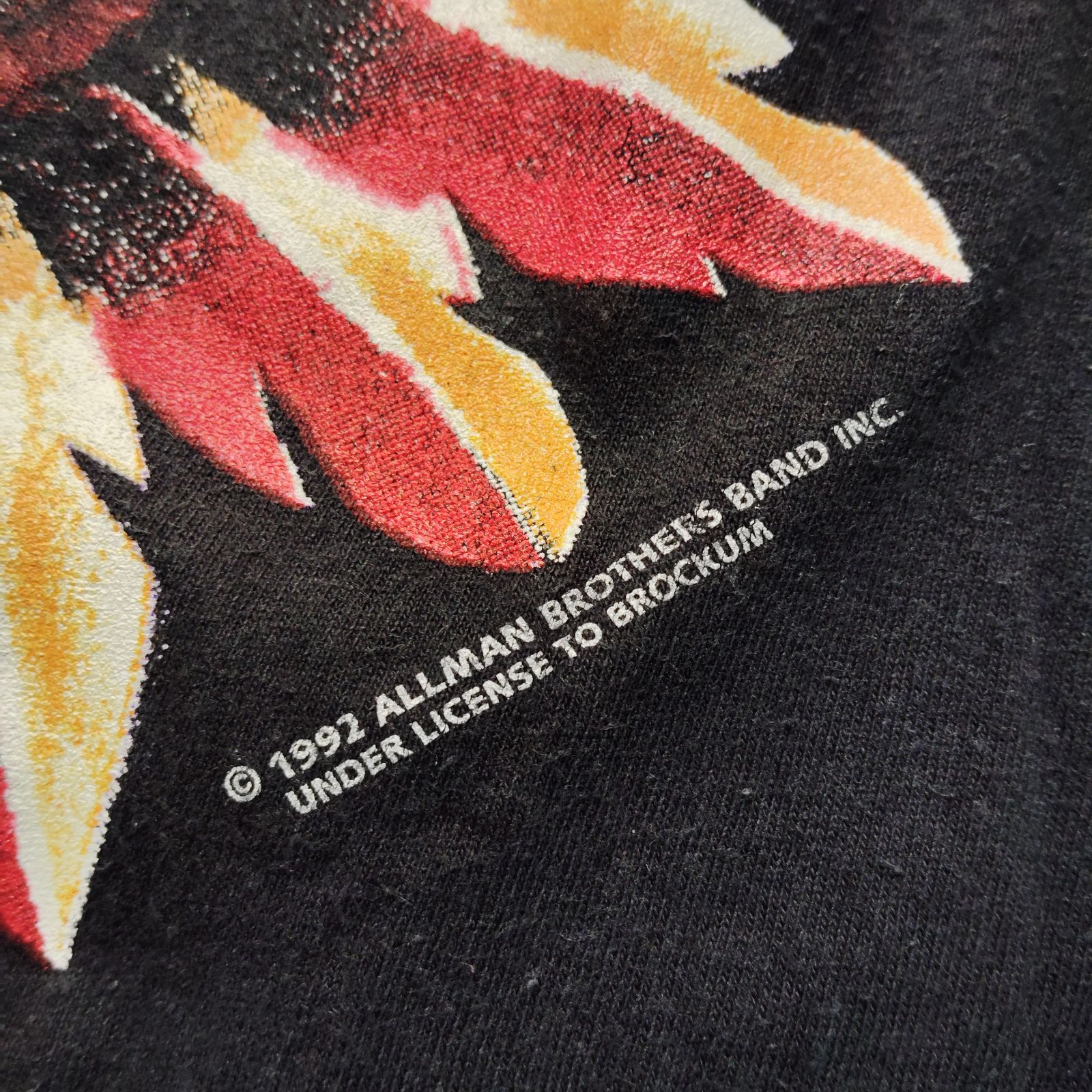 THE ALLMAN BROTHERS BAND 1992 USA製 SUMMER TOUR Tシャツ BROCKUM