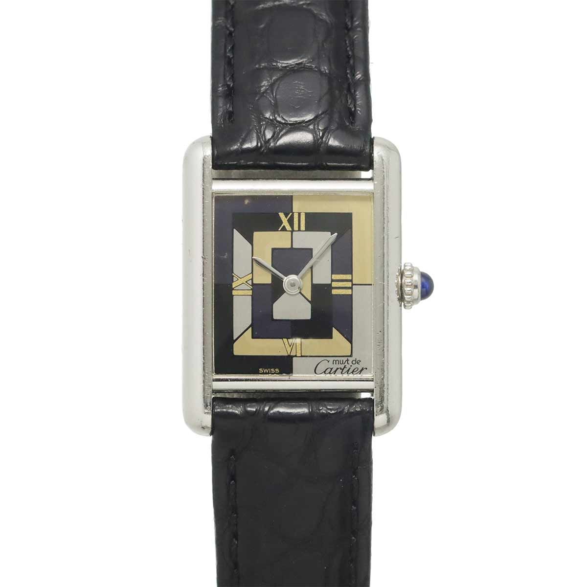 カルティエ Cartier マストタンクSM アールデコ W1008195 1000本限定 レディース 腕時計 SV925 クォーツ ウォッチ Must Tank SM 90327922 381,600円