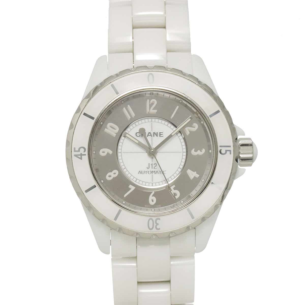 シャネル CHANEL J12 38mm H4862 メンズ 腕時計 ホワイト セラミック