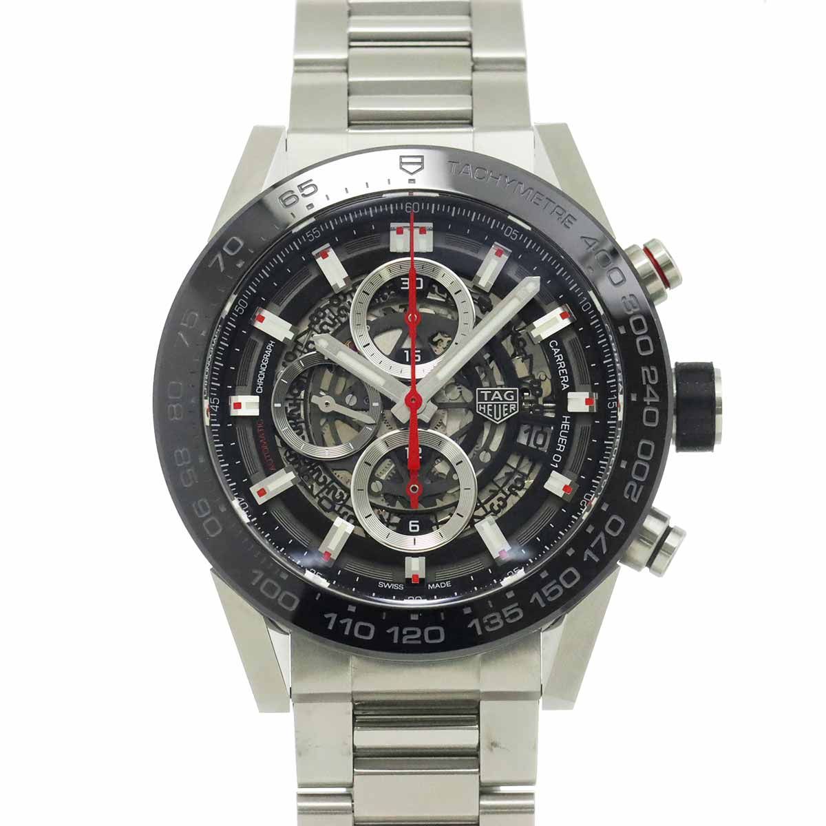 タグホイヤー TAG Heuer カレラ キャリバーホイヤー01 CAR2A1W-0 クロノグラフ メンズ 腕時計 デイト オートマ 自動巻き Carrera 90335126