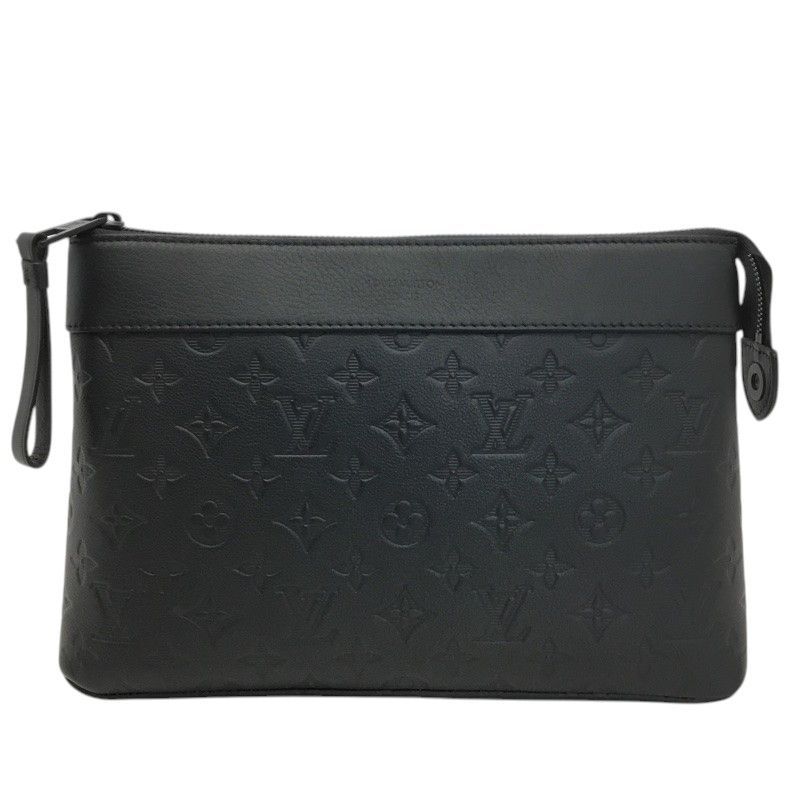 LOUIS　VUITTON【ルイヴィトン】ポシェット　ヴォワヤージュ　スープル　LVモノグラムシャドウ　ブラック　セカンドバッグ　M82545【中古品/USED-AB】質屋　かんてい局那覇店　ｎ3101331927300088 93,500円