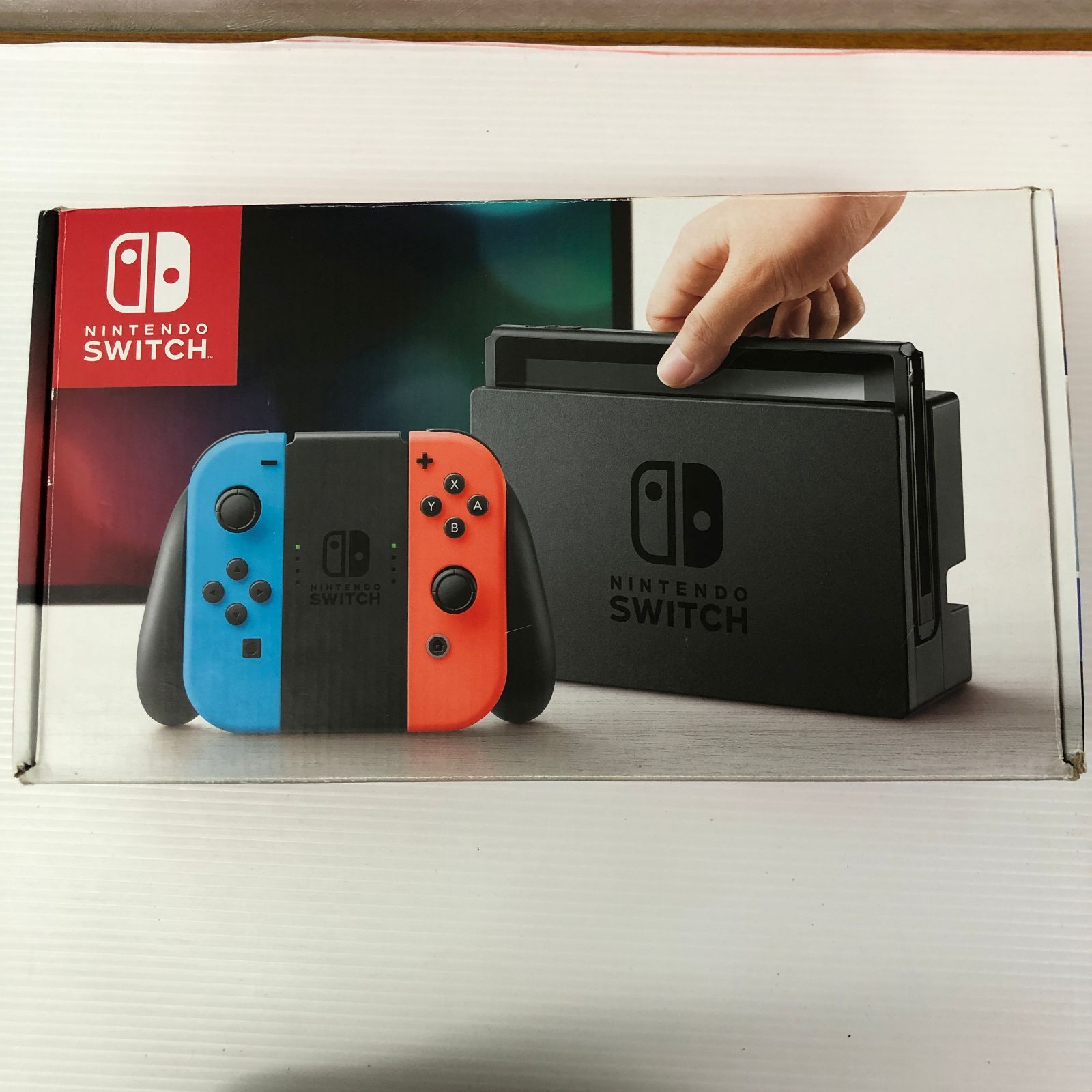 ※商品説明必読※ Nintendo Switch ニンテンドースイッチ Joy-Con(L) ネオンブルー／(R) ネオンレッド ジャンク品 smghsw097892