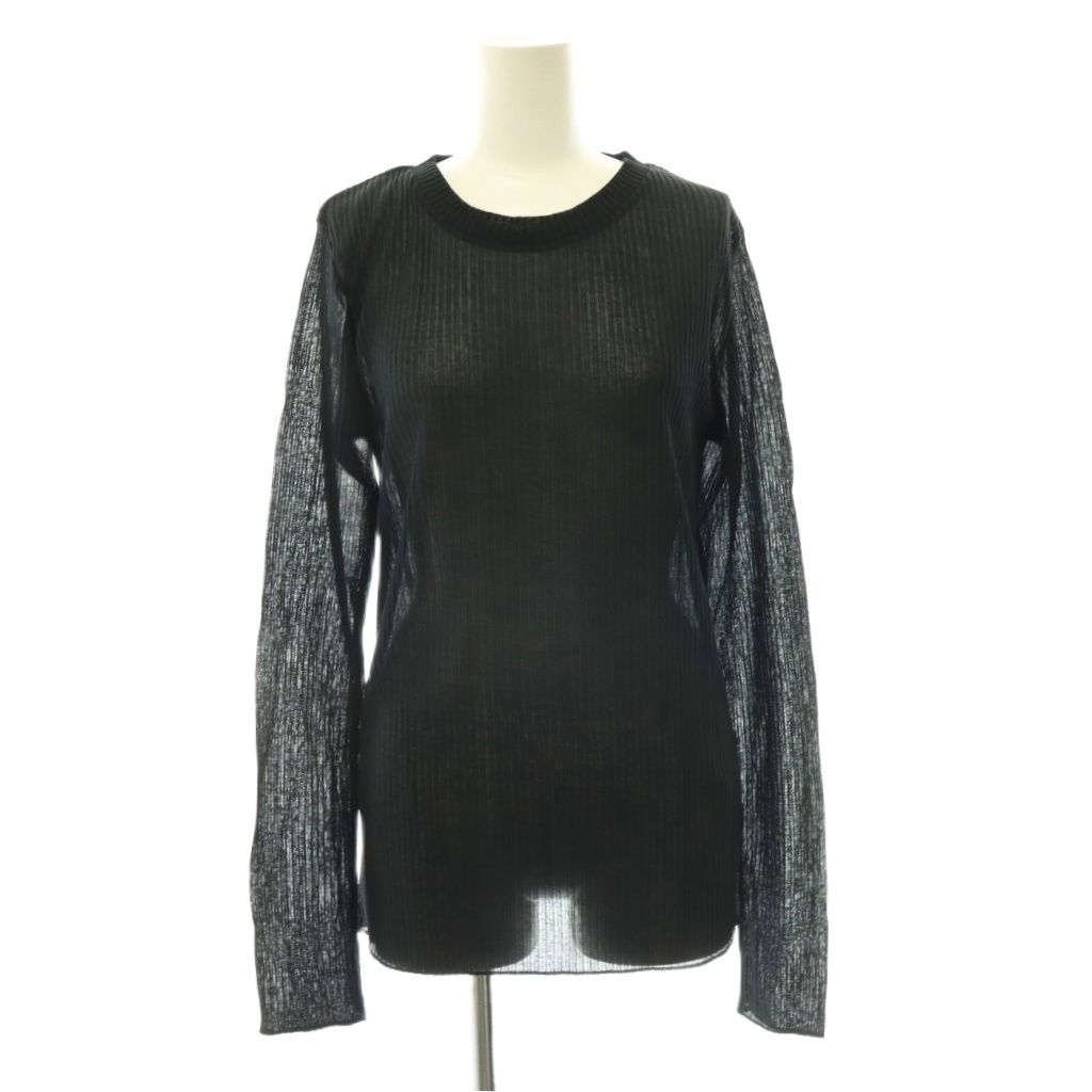 ドゥーズィエムクラス DEUXIEME CLASSE エブリデイアイライク EVERYDAY I LIKE 26SS TOTAN Sheer Tシャツ カットソー リブ シアー ブラック 黒 /CX ■OS